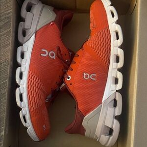 On Running Bright Red Sneakers